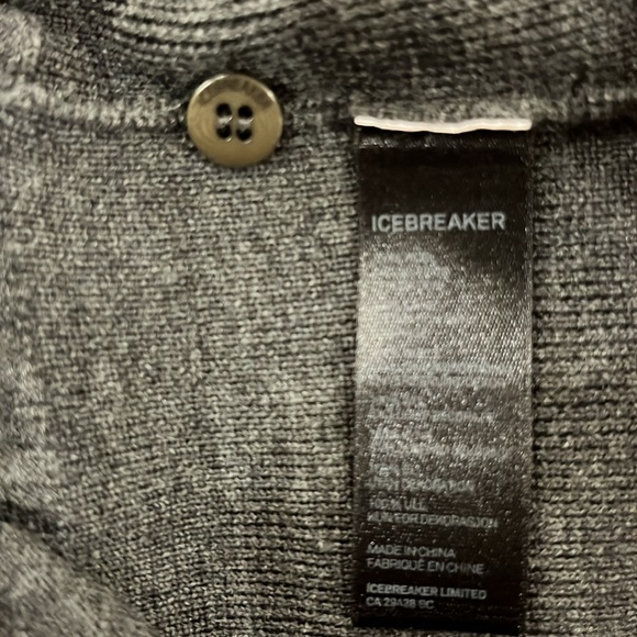 VGUC Icebreaker Merino cardigan - Picture 10 of 11